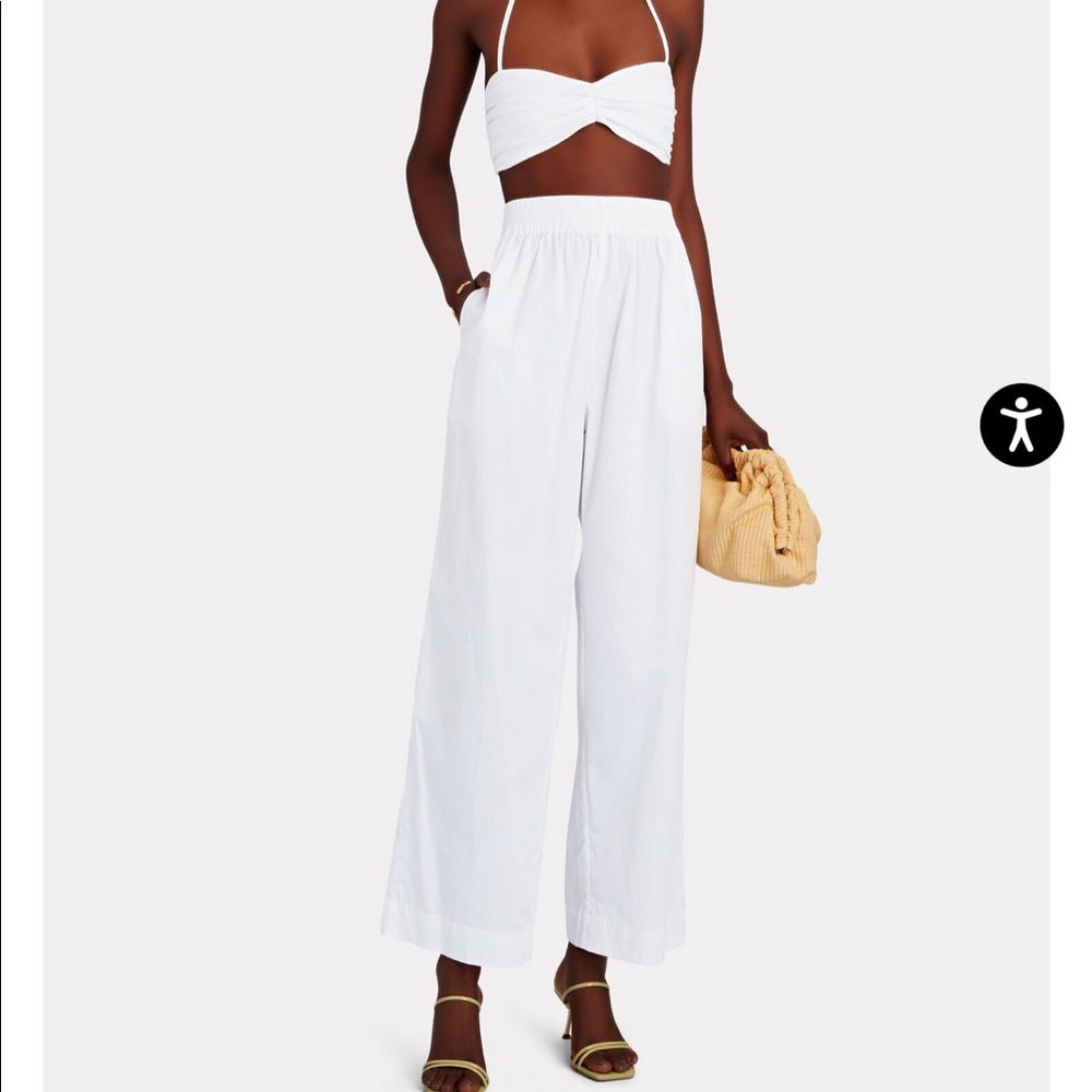 NWT SWF Straight-Leg Cotton Pants - Picture 3 of 8